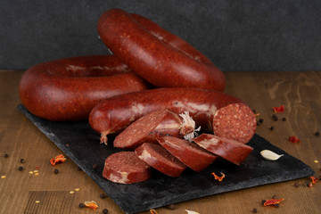 Turkish sausage kangal sucuk