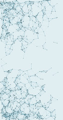 Procedural Network Mesh Art background illustration