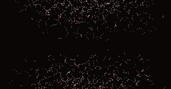 Procedural Network Mesh Art background illustration