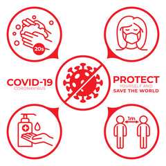 Covid-19 Coronavirus - Protect Yourself to Save the World