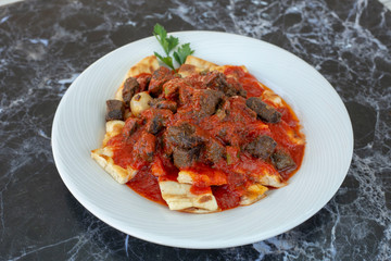 Turkish meat food from turkish cuisine