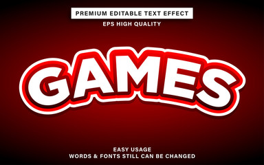 games text effect