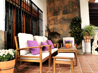 quiet corner in the house ourdoors