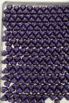 heart shaped chocolates