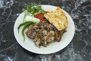 Turkish meat food from turkish cuisine