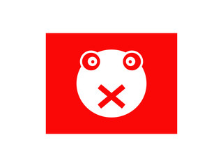 Frog symbol icon 