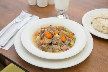 Turkish meat food from turkish cuisine