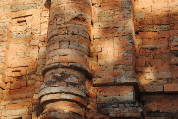 old brick wall with background