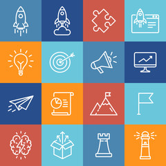Startup Icons Squares