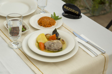 Turkish meat food from turkish cuisine