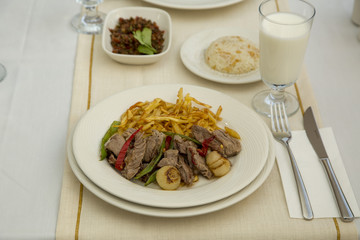 Turkish meat food from turkish cuisine