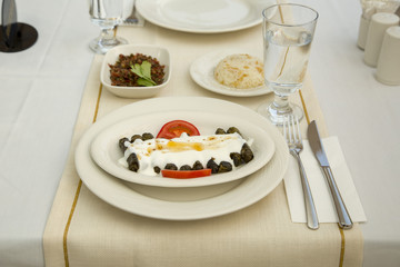 Turkish meat food from turkish cuisine