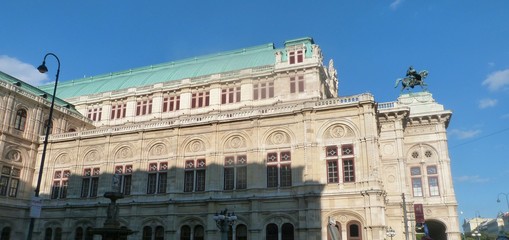 View of the National Opere in Vienna, Austria