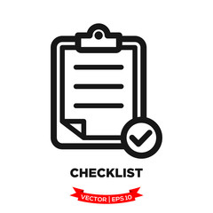 checklist vector icon, check mark icon, flat design best vector checklist illustration