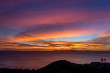Catalina Island at Sunset