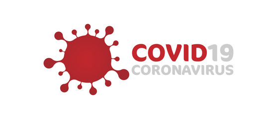 Vector illustration of a virus molecule, coronavirus, 19-ncov