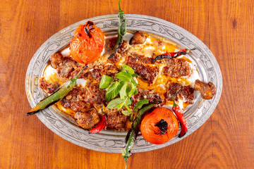 Turkish meat food from turkish cuisine