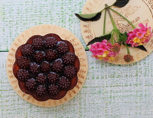 Fototapeta na wymiar Aromatic handmade soap with berries