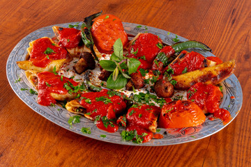Turkish meat food from turkish cuisine