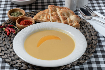 Turkish soup from turkish cuisine