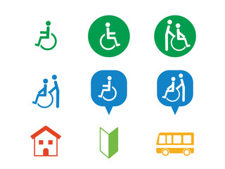 介護アイコンマークセット