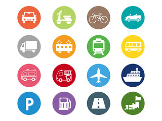 乗物アイコンセット