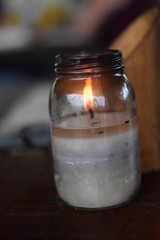 la luz de vela