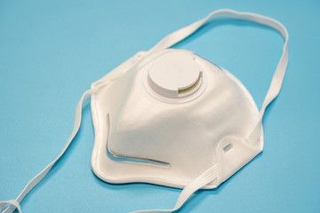 Medical mask  on background, Coronavirus protection. Respirator face mask  – a covid- 19 protective mask