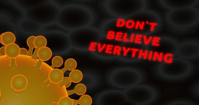 Bitte nicht alles glauben, Informationen pr&uuml;fen, 4K Animation