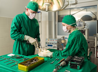 Operating room veterinary practice