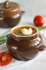 A delicious summer soup, the national soup
