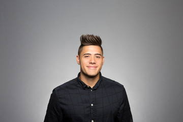 Fototapeta premium studio portrait of a confident young man 