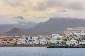 Fototapeta na wymiar Adeje coast. Tenerife, Spain