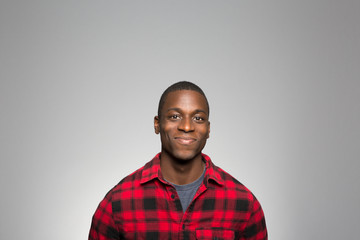 Obraz premium studio portrait of a happy young man