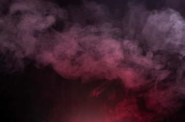  Red smoke black scene background