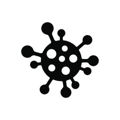Coronavirus icon, flat vector image Eps