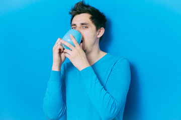 Man with cup
