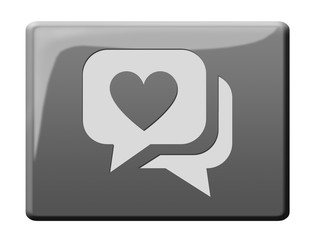 Chat Button mit Herz