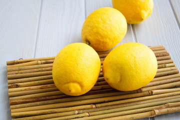 delicious and nutritious lemons prepared for a refreshing juice