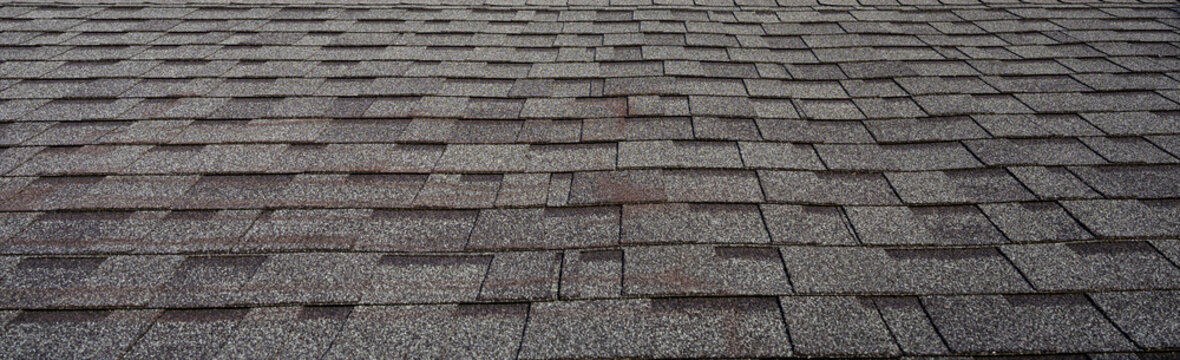 Dark clay granite roof tiles