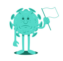 Coronavirus infectious bacteria character