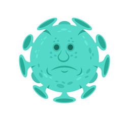 Coronavirus infectious bacteria character
