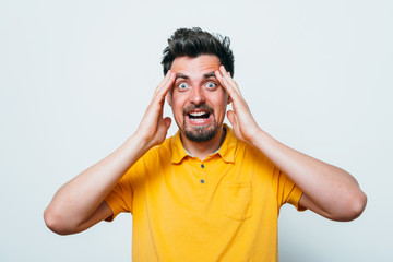 Shocked man