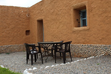 riad traditionnel berbere au maroc
