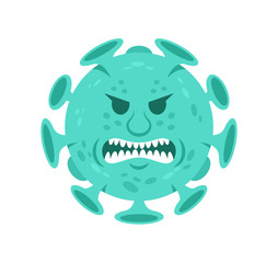 Coronavirus infectious bacteria character