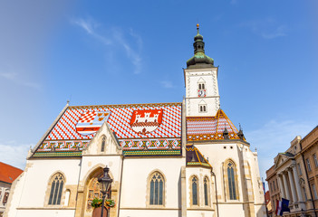 Fototapeta na wymiar Zagreb church 