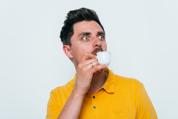 Man with cup