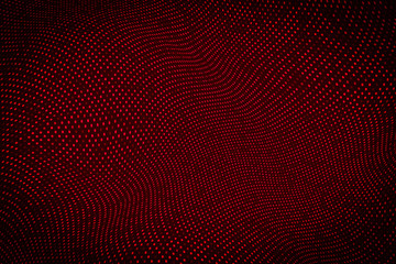 Obraz premium Abstract background with dots and circles. Dot grid wave.