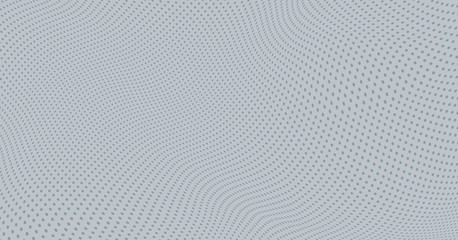 Abstract background with dots and circles. Dot grid wave.