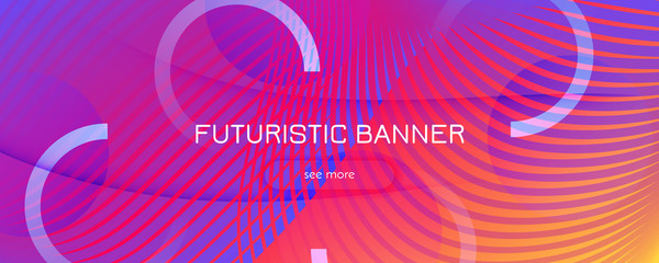 Bright Fluid Shape. Flow Abstract Layout. Vivid 